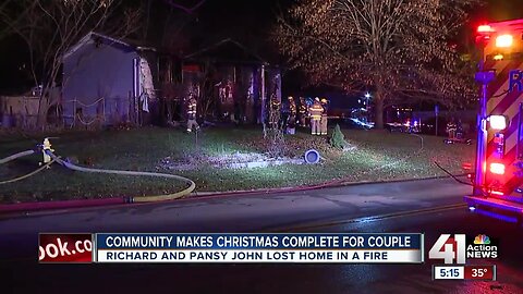 Community makes Christmas complete for Olathe couple after fire