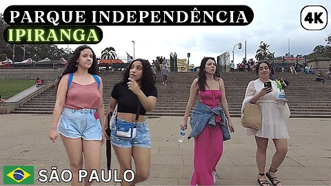 🇧🇷 Walking Independence Park IPIRANGA | City of São Paulo【 4K 】