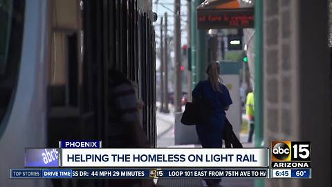 Phoenix to consider adding homeless outreach team on light rail