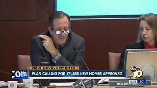 Plan calling for 171,685 new homes approved