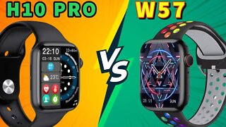 H10 PRO vs W57 smart watch one is best apple watch series 8 clone?