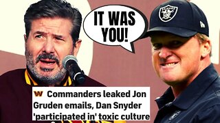 Dan Snyder BLASTED In New Report | Jon Gruden Emails Leaked By The Washington Commanders!?!