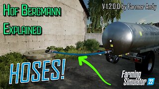 ❓ FS22 Hof Bergmann Explained ❓ Hoses