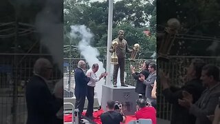 Inauguração da Estátua de Telê Santana #sãopaulo #telesantana #futebol