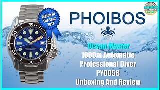 WOTY 2017! | Phoibos Ocean Master 1000m Chinese Automatic Microbrand Unbox & Review | Maverick
