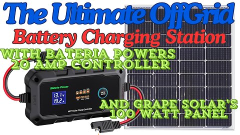 OffGrid battery charging station