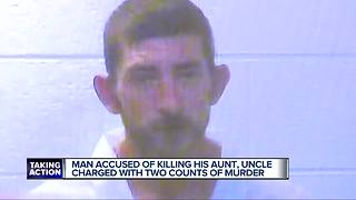 Man accused of killing aunt, uncle charged with two counts of murder