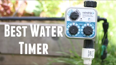 Best Water Timer for Garden Hose Raised Bed Drip Irrigation Timer - Raindrip R675CT - [3 Year Test]