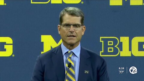 Harbaugh on beating Ohio State, winning Big Ten: 'we're gonna do it or die trying'