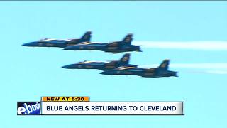 Blue Angels return to the Cleveland skies for the Cleveland National Air Show