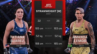 Tatiana Suarez Vs Amanda Lemos Women's Strawweight UFC 298 Prediction