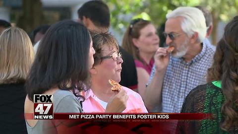 MET pizza part benefits foster kids