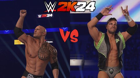 WWE 2K24: The Rock VS LA Knight