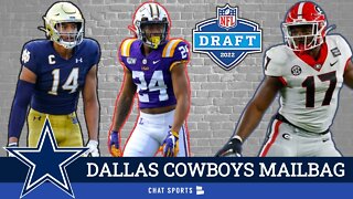 Cowboys Draft Rumors On Derek Stingley, Nakobe Dean, Kyle Hamilton, Daxton Hill & WR Prospects | Q&A