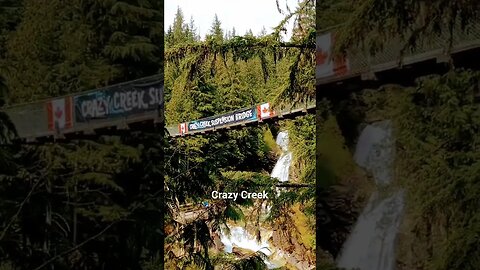 Crazy Creek Resort. Close to Revolstoke BC #waterfalls #shorts