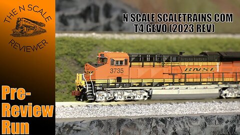 Pre-Review Run: N Scale Scaletrains.com T4 Gevo (2023 Rev) Loksound V5