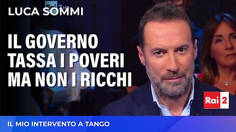 Luca Sommi in tv:Il Governo di Lady Aspen MERDONI💩detta Giorgia tassa i poveri ma non i ricchi.MERDALIA DOVE TUTTI I POLITICI SONO SCHIAVI,MERDALIA💩UN PAESE DI MERDA DI POLITICI CORROTTI E UN POPOLO D'IDIOTI