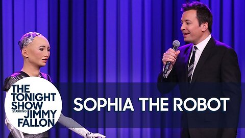 Sophia The Robot and Jimmy Sing : "say something" #rumble #viral #trending #trendingvideo