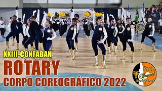 CORPO COREOGRÁFICO 2022 - BMER 2022 - BANDA MARCIAL ROTARY ALTO DO PASCOAL 2022 - CONFABAN 2022