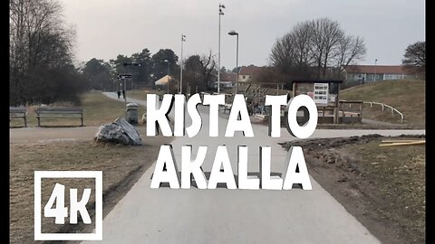Kista to Akalla | Walking and Cycling Track | Stockholm, Sweden