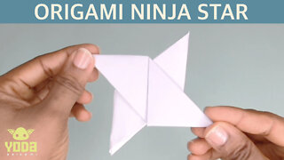 How To Make An Origami Ninja Star - Easy And Step By Step Tutorial