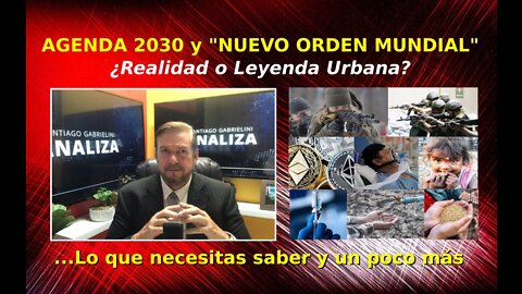 AGENDA 2030: ¿REALIDAD o LEYENDA URBANA?