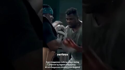 francis ngannou talking about being trained by legend mike tyson #shorts #francisngannou #tyson