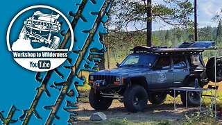 Jeep Camp Gear Setup with No Roof Tent