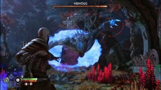 God of War Ragnarok Nidhogg Boss Battle