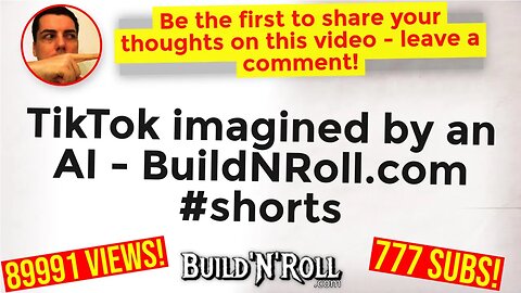 TikTok imagined by an AI - BuildNRoll.com #shorts