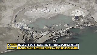 Detroit River test results after storage collapse