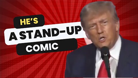 Trump Roasts Joe Biden + Democrats Like Pro Stand-Up Comedian -- the Movie's 3rd Act
