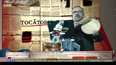 LIVE - TV NEWS BUZAU - "TOCATORUL DE STIRI", cu Iulian Gavriluta. Azi despre dosare penala Toma...