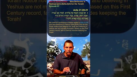 Bits of Torah Truths - New Believers in Yeshua were ZEALOUS for the Torah! - Episode 57