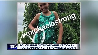 Imlay City police rally around sergeant's family after 12-year-old injured in snowmobile accident