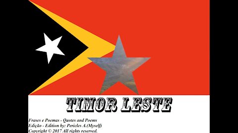 Bandeiras e fotos dos países do mundo: Timor Leste [Frases e Poemas]