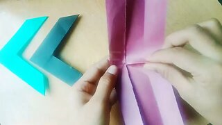 How To Make A Boomerang - Paper Origami - Boomerang