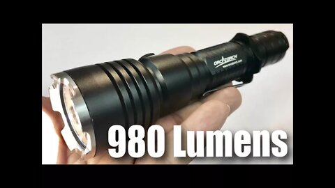 ORCATORCH T30 980 lumen USB Rechargeable Tactical LED Flashlight Torch review