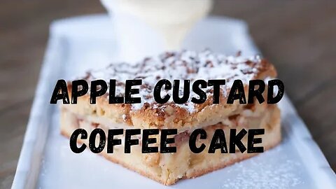 Step-by-Step Guide to Making the Best Apple Custard Coffee Cake Ever! #coffeecake #apple #custard