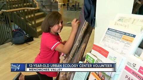 12-year-old turns passion for nature into volunteer role at Urban Ecology Center