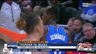 OKC Thunder hit franchise-record 23 3-pointers, beat Milwaukee Bucks, 127-116