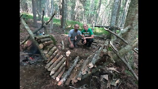 self feeding fire with no chainsaw