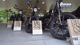 PB&J Restaurant Group gifts 15-year employees motorcycle