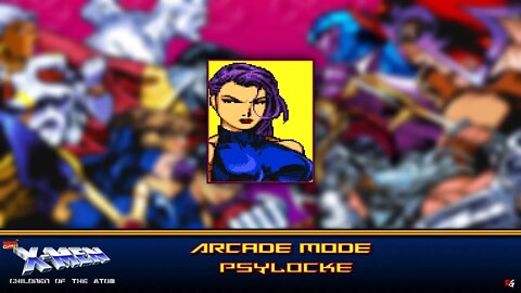 X-Men: Children of The Atom: Arcade Mode - Psylocke