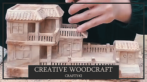 Awesome Creative Craft DIY Woodcraft! CRAFTY#2