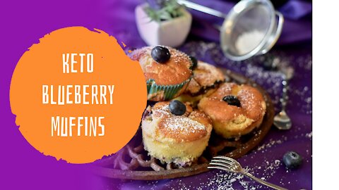 Awesome Keto Blueberry Muffins