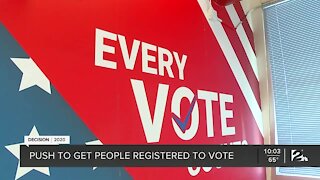 Push to get people registered to vote