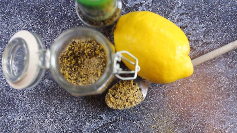 How to make lemon pepper seasoning