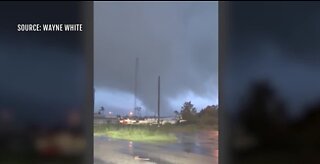 Possible tornado spotted in SC