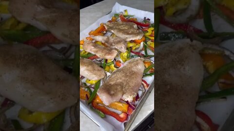 FREE Keto Recipe (Link In Description) | Chicken fajita meal prep #Shorts